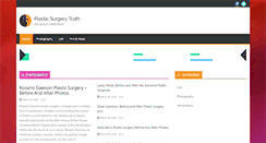 Desktop Screenshot of plasticsurgerytruth.com
