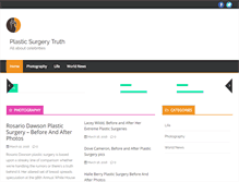 Tablet Screenshot of plasticsurgerytruth.com